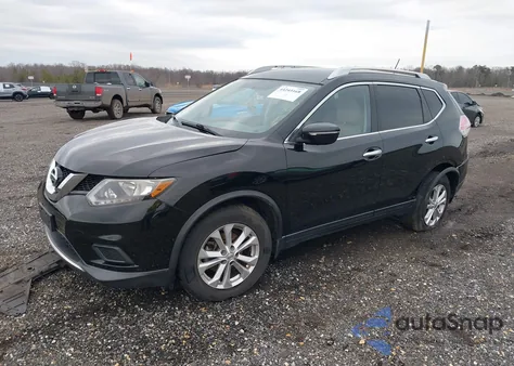 2015 Nissan Rogue Sv z USA, uszkodzony, nr VIN KNMAT2MT7FP582805